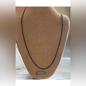 NEW Origami Owl 24-26” Long Cube Chain Black Jewelry Necklace Accessories